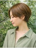 こなれ感コンサバサマーカットショートウルフ女子力清潔感