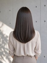 ミュート たまプラーザ店(MUTE)&nbsp;30代/セミミディアム/ラウンドレイヤー/カーキーアッシュ
