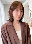 say.ボブミニボブくびれボブレイヤーボブダークブラウン