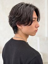 ボイスヘア(voice hair)&nbsp;カット+フェザーパーマ+眉カット◎骨格を綺麗に見せる髪型