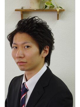 サロンド クラフト(salon de craft) 爽やかビジネスパーマスタイル