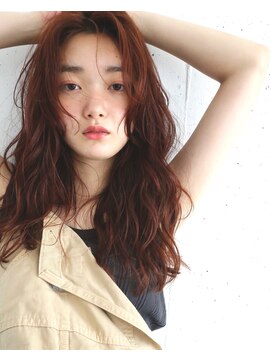 オーサム(AWESOME) 《AWESOME》艶カラー×ウェーブロング♪