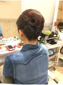 お着物にオススメ♪　夜会巻き/ヘルシースタイル/アースカラー