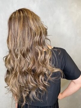 アース コアフュールボーテ 上尾店(EARTH coiffure beaute) 【外国人風】グレージュの外国人風3Dハイライトカラー