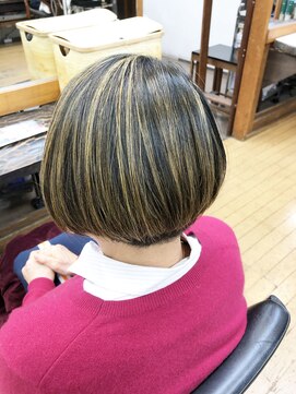 ベル(BELL) ヘアマニキュアにハイライト♪【BELL桜新町/用賀】