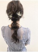《Blue阿部★》#ヘアセット#ヘアアレンジ#編みおろし