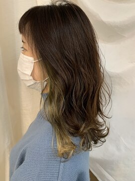 スイート ヘアデザイン(Suite HAIR DESIGN) 大人かわいい小顔☆愛されインナーベージュ×外ハネウルフ