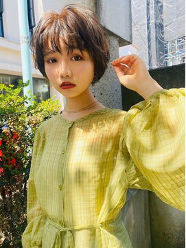 リベルテ(LIBERTE) Liberte銀座 大人可愛い小顔ショート×アッシュベージュ