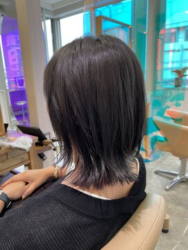 インビテーション 名古屋(invitation) ミディアム×濃いめグレージュ