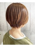 ショートカット/ベージュカラー/20代30代40代50代