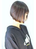 《knit銀座》大人可愛い20代30代40代ショートボブ丸み前下がり