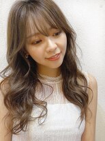 チョビー(Chobii)&nbsp;デジタルパーマロングヘアカタログゆるふわ韓国風表参道栗原/23