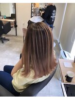 ラフ 難波店(LAFF)&nbsp;#黒髪#ボブルフ#ネビージュ#小顔#ワンレン