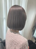 ツムグ 代官山店(TUMUGU)&nbsp;★地毛風カラーイメチェンダークブラウンナチュラルショートボブ