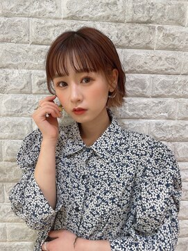 フラップ(FLAP) シースルーバングが可愛い外ハネボブ☆