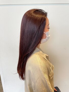 ビーワールド(B WORLD) ボルドーブラウンカラー【髪質改善/デザインカラー】