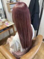 ヘアーアンドスパ アウローラ(AURORA)&nbsp;可愛いピンクカラー