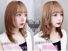 「レイヤーカット」で叶う「簡単2WAYStyle」外巻き：韓国ヘアOr内巻き：ウルフカットに早変わり！[大宮]