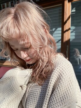 ヨー(Yoh-) 【ミルクティーベージュ/中里千尋】ブリーチ/レイヤー/ウルフ