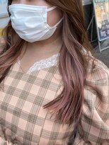 ラゴム 池袋(LAGOM)&nbsp;切りっぱなしボブ/美髪/ピンクブラウン[池袋/髪質改善]