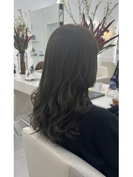 アオ 甲府本店(AO) AO hair カーキーブラウン