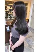 リズム(lysm)&nbsp;ロングレイヤー × ダークグレージュ