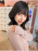 【kumu】ブルーブラック/大人可愛いモテ前髪/栄/名古屋