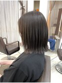 青森 八戸 外ハネボブ 暗めアッシュグレージュ 20代30代40代