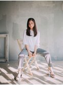 ノーバングワイルド大人女性ロング☆20代30代40代50代