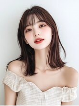 フレイムス ヘアアンドリラックス 大宮東口店(Frames)&nbsp;20代30代40代★韓国風可愛いモテ髪外ハネミディアムボブ