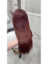 ヘアー アトリエ アンジー(Hair Atelier Angee)&nbsp;髪質改善ピンクレッドカラー