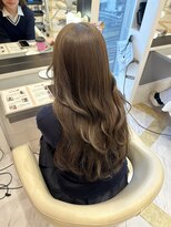 リー 梅田(Lee)&nbsp;【 miyuu 】ブリーチなしオリーブグレージュ