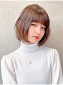 【Say.福岡】内巻きボブ×長めボブ×前髪ぱっつん×髪質改善