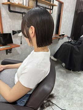 シールドヘアー 沖縄 新都心(C'LD Hair) 那覇/新都心/おもろまち/切りっぱなしボブ/ぱつっとボブ/カット