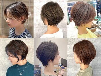 メロン 恵比寿(MERON)の写真/骨格矯正カットが話題◎再現性重視の似合わせショートで簡単スタイリング[恵比寿駅5分/口コミ4.8]