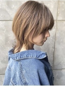 ダブルトーキョー シブヤ(W-TOKYO SHIBUYA) 斜め45°がオシャレ☆ネオウルフ　ウルフカット