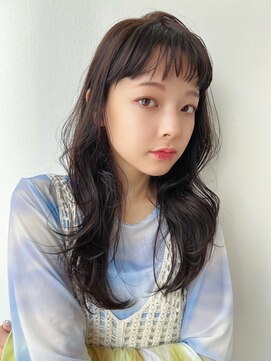 ホスタ 大阪梅田店(fosta) ベージュインナーカラーショートボブレイヤーミディアム前髪