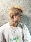 スパイキーショート/メンズブリーチ/メンズカット/ハイトーン