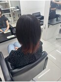 ピンクショートグラデーション