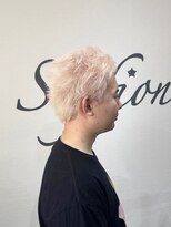 ソッフィオーネ(Soffione)&nbsp;ホワイトカラー/メンズカラー/ベリーショート