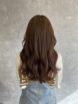 ルモア(RUMOR) プルエクステ/ナチュラルカラー/ロング【ウォームブラウン】