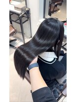 シェノン 梅田(CHAINON)&nbsp;梅田/着物ヘア/大人ガーリー/ダークアッシュ/似合わせカット