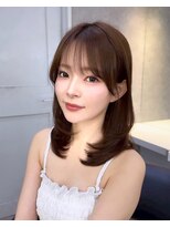 ロンドアヴァントゥス 池袋(Lond aventus) 韓国レイヤー/韓国風/ボブ/髪質改善/黒髪/ブリーチなし〔池袋〕