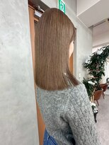 リアン(Lien) ブリーチカラー/ブラウンベージュ/ストレートヘア