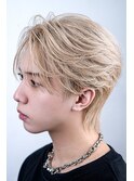 韓国センターパートコンマバングフェザーパーマニュアンスパーマ