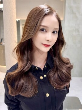 ディーバ 横浜(D.I.E.V.A) 20代30代髪質改善韓国ワンホンレイヤーチョコブラウンベージュ
