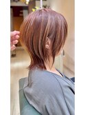 【すきバサミ不使用】乾かすだけでクビレるウルフボブ