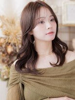 カバーヘアアンドスパ ブリス 浦和(COVER HAIR&SPA bliss) 2wayバングブリーチなしモカブラウンくびれレイヤーミディ20代a