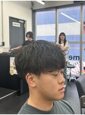 波巻きツイストスパイラル/リバースセンターパート/横浜