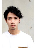 メンズツーブロックパーマスタイル